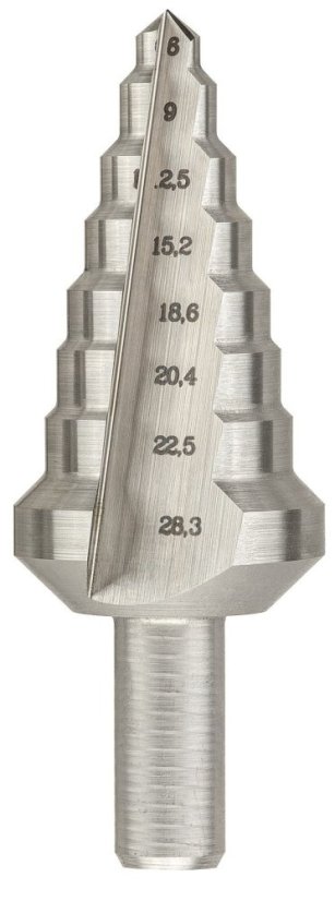 Stupňovitý vrták s přímou drážkou | PG 2 HSSE